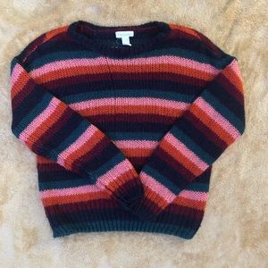 Striped Knit Sweater